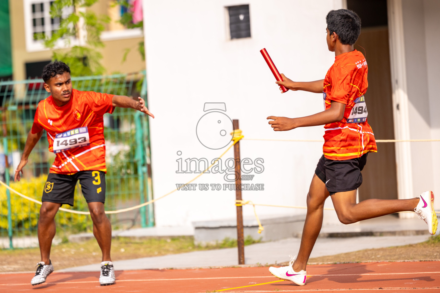 Day 5 of MWSC Interschool Athletics Championships 2024 held in Hulhumale Running Track, Hulhumale, Maldives on Wednesday, 13th November 2024. Photos by: Ismail Thoriq / Images.mv