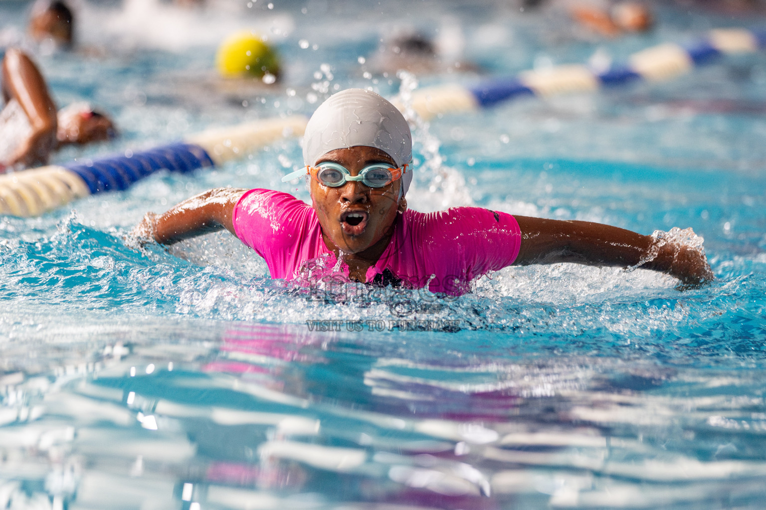 Day 3 of National Swimming Competition 2024 held in Hulhumale', Maldives on Sunday, 15th December 2024. Photos: Hassan Simah / images.mv