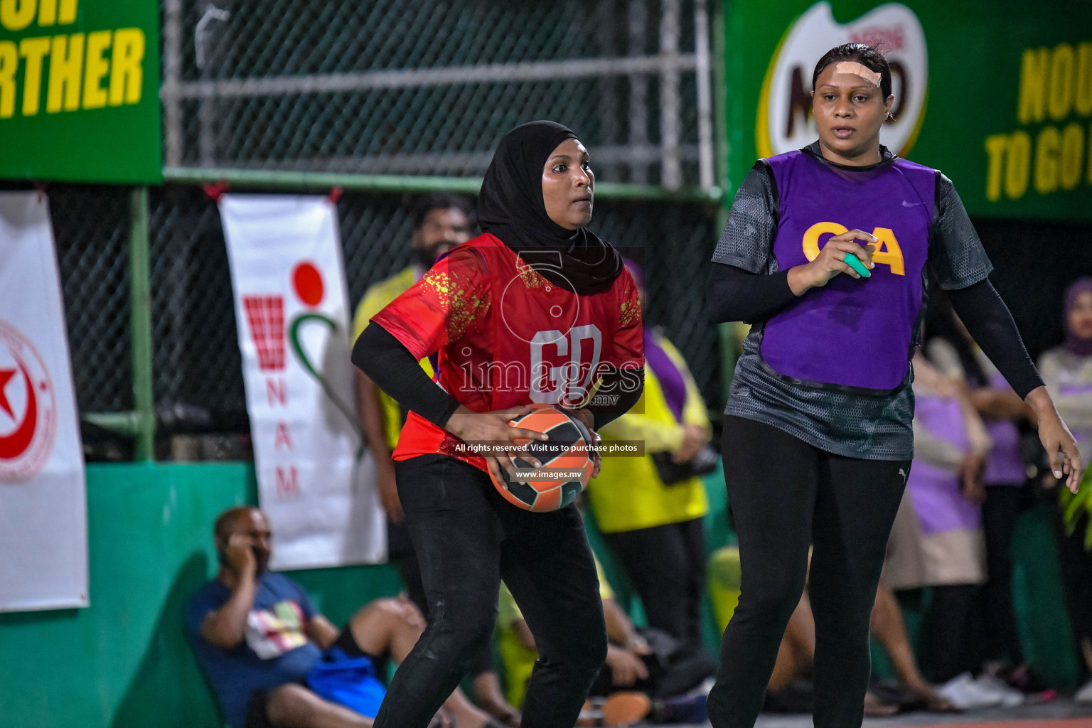 Final of Inter-School Parents Netball Tournament was held in Male', Maldives on 4th December 2022. Photos: Nausham Waheed / images.mv