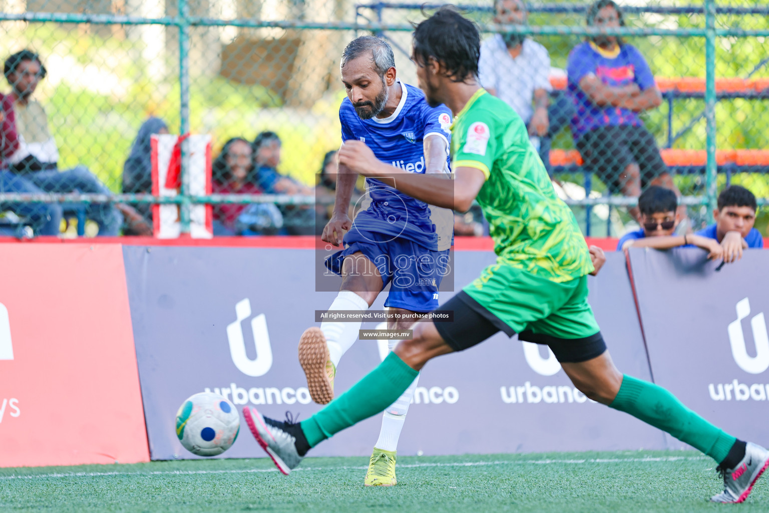 Team Allied vs Gas Club in Club Maldives Cup 2023 held in Hulhumale, Maldives, on Saturday, 22nd July 2023. Photos: Nausham Waheed / images.mv