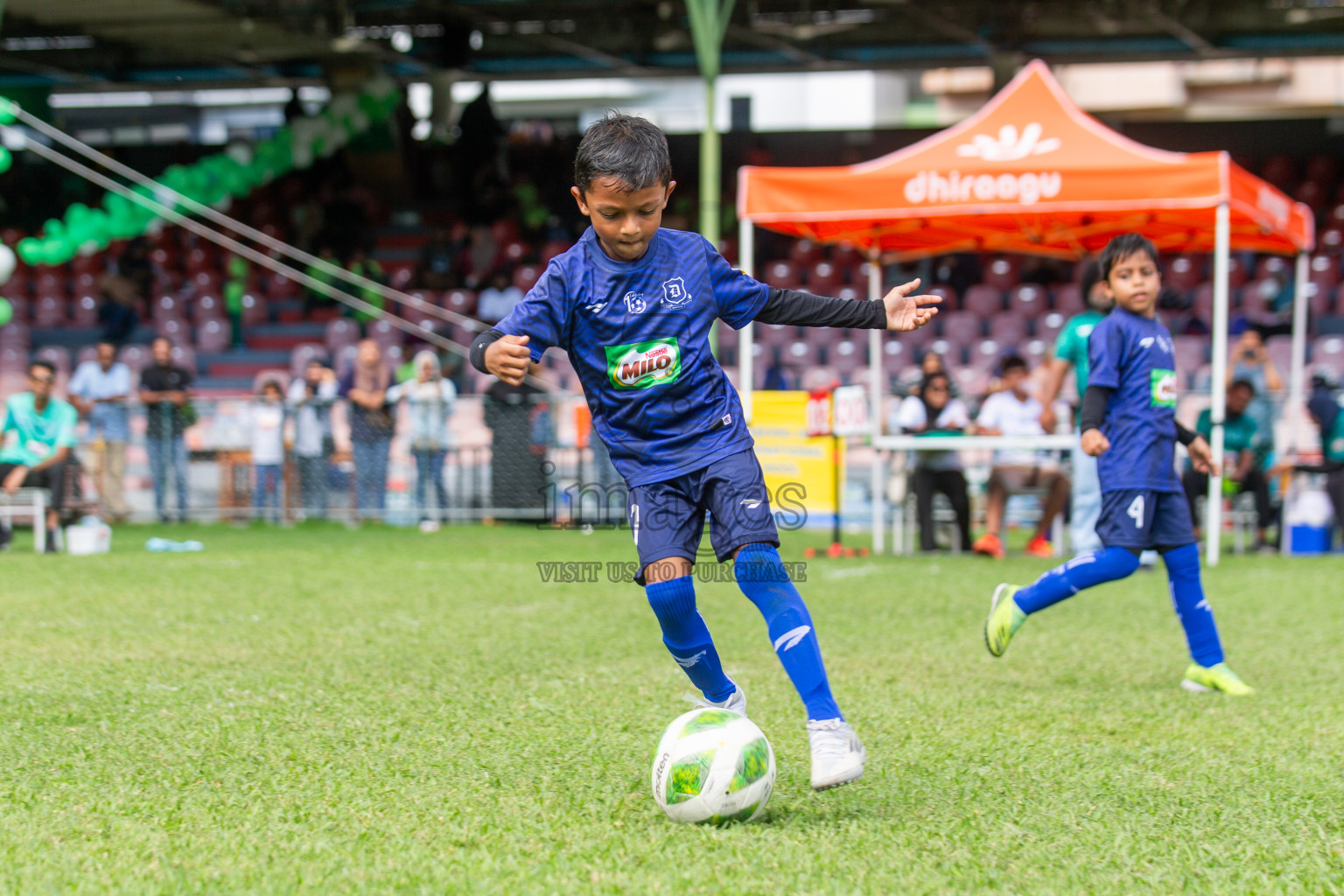 Day 2 of MILO Kids Football Fiesta was held at National Stadium in Male', Maldives on Saturday, 24th February 2024.