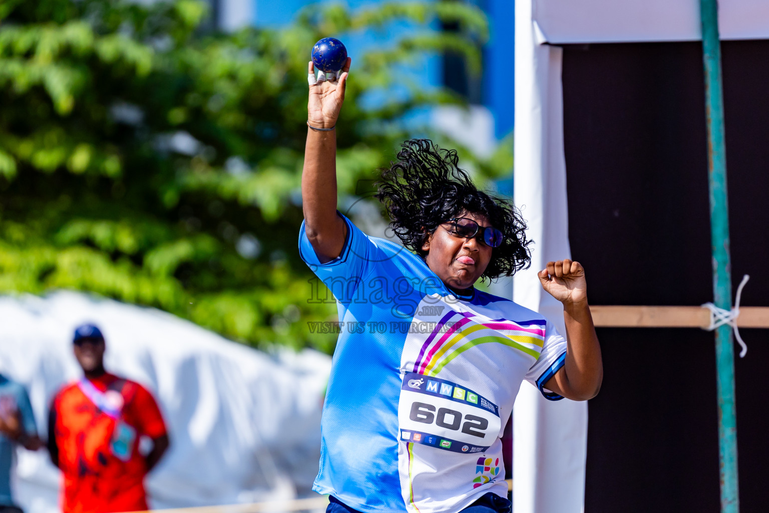 Day 3 of MWSC Interschool Athletics Championships 2024 held in Hulhumale Running Track, Hulhumale, Maldives on Monday, 11th November 2024. Photos by:  Nausham Waheed / Images.mv