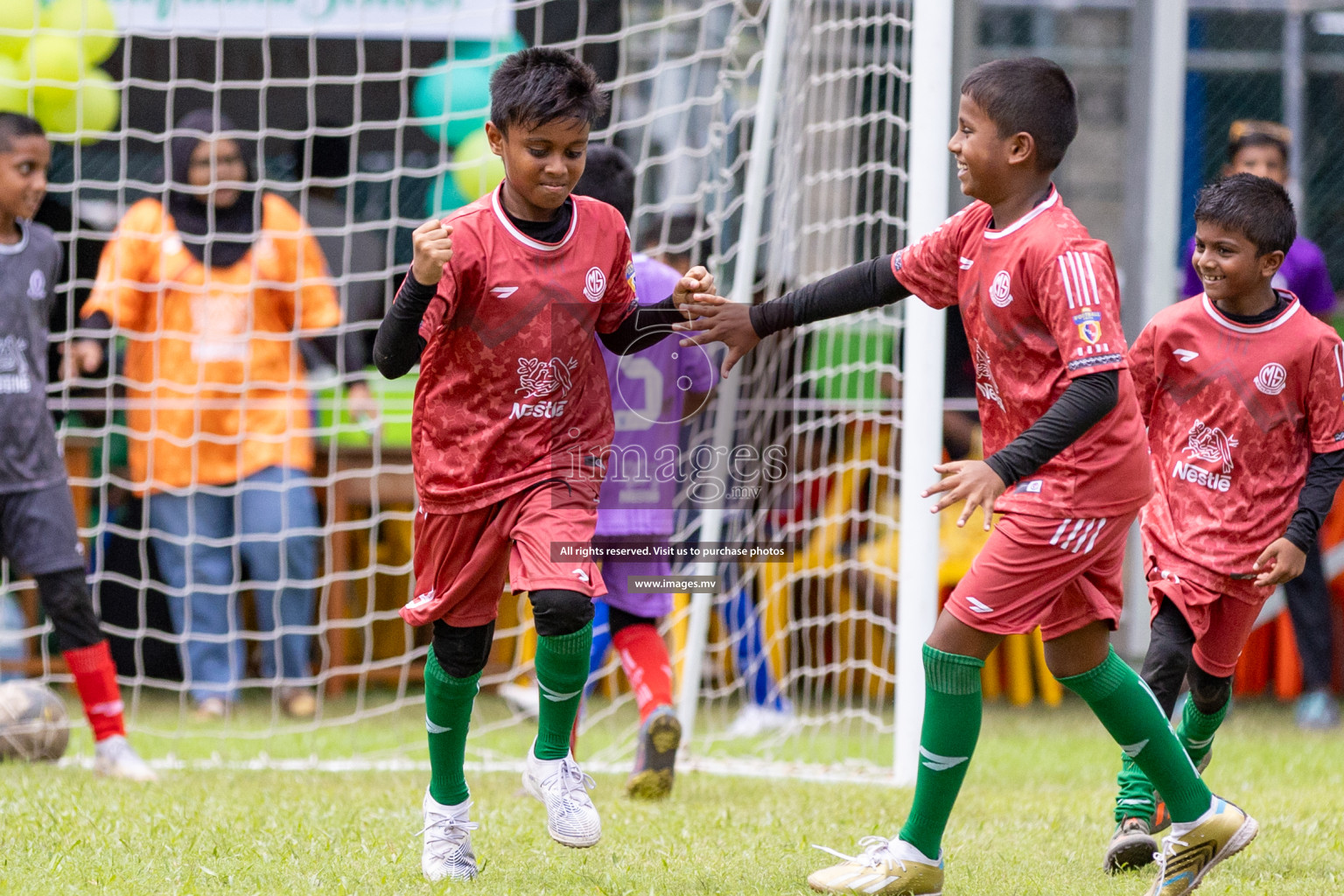 Day 1 of Milo kids football fiesta, held in Henveyru Football Stadium, Male', Maldives on Wednesday, 11th October 2023 Photos: Nausham Waheed/ Images.mv