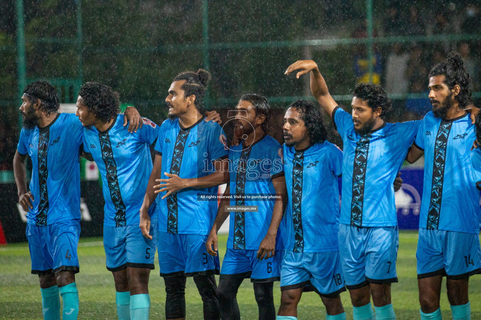 Team FSM vs Club HDC in the Quarter Finals of Club Maldives 2021 held at Hulhumale;, on 12th December 2021 Photos: Nasam / images.mv