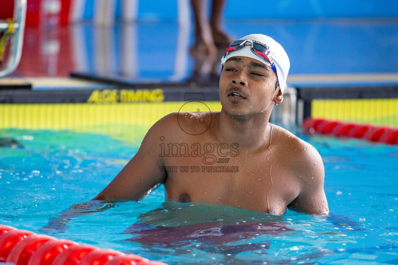 Day 4 of 20th Inter-school Swimming Competition 2024 held in Hulhumale', Maldives on Tuesday, 15th October 2024. Photos: Ismail Thoriq / images.mv