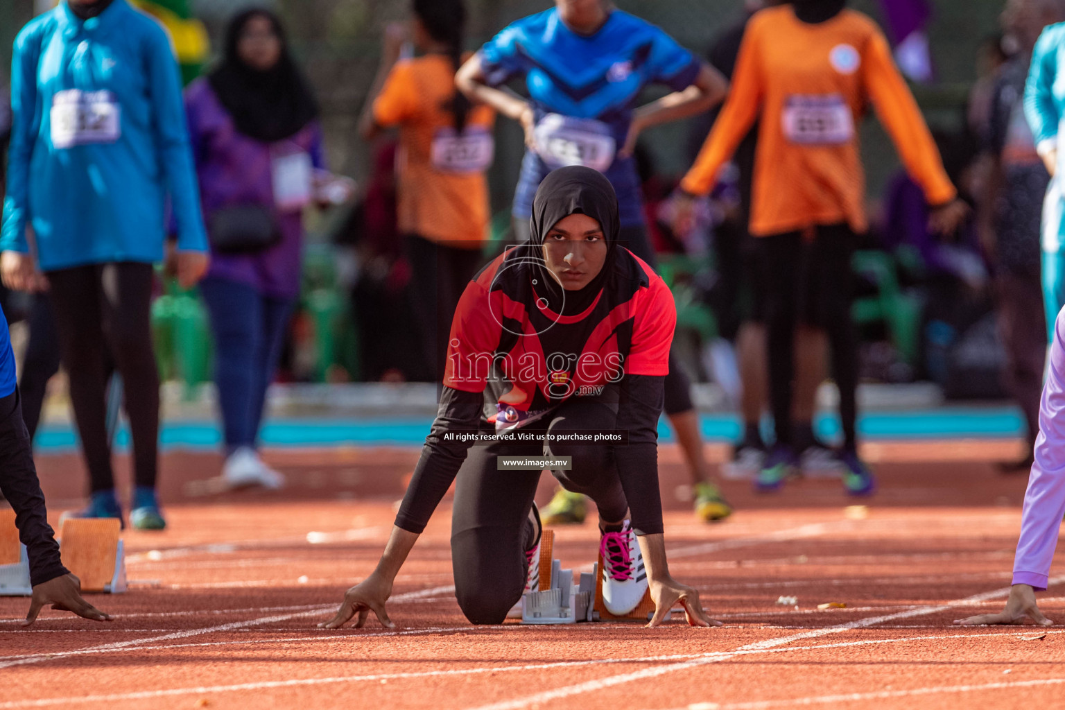 Day 1 of Inter-School Athletics Championship held in Male', Maldives on 22nd May 2022. Photos by: Nausham Waheed / images.mv