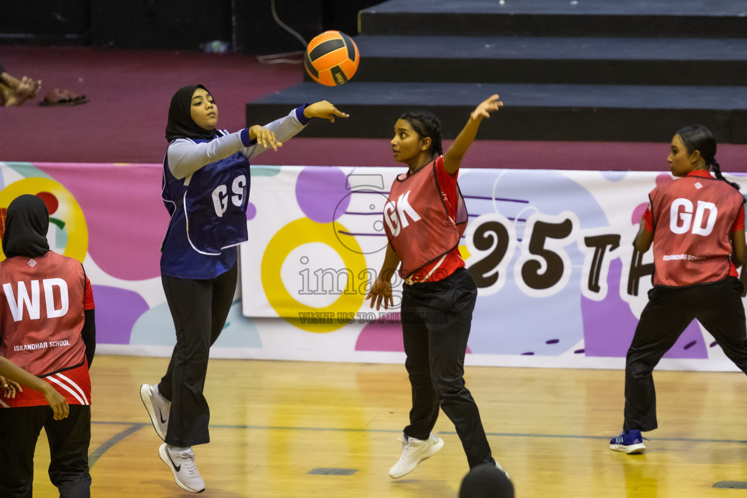 Day 8 of 25th Inter-School Netball Tournament was held in Social Center at Male', Maldives on Sunday, 18th August 2024.