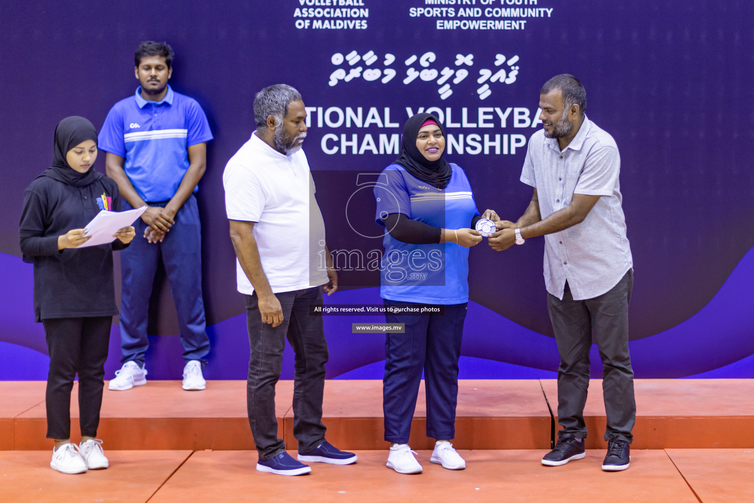 Sports Club City vs Dhivehi Sifainge Club in the Finals of National Volleyball Tournament 2022 on Thursday, 07th July 2022, held in Social Center, Male', Maldives