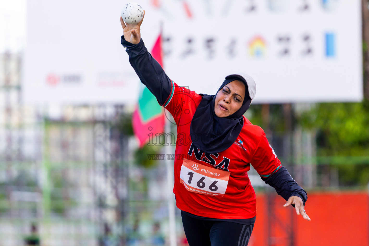 Day 3 of National Athletics Championship 2025 was held at Ekuveni Running Ground in Male', Maldives on Saturday, 16th August 2025. Photos: Nausham Waheed / images.mv