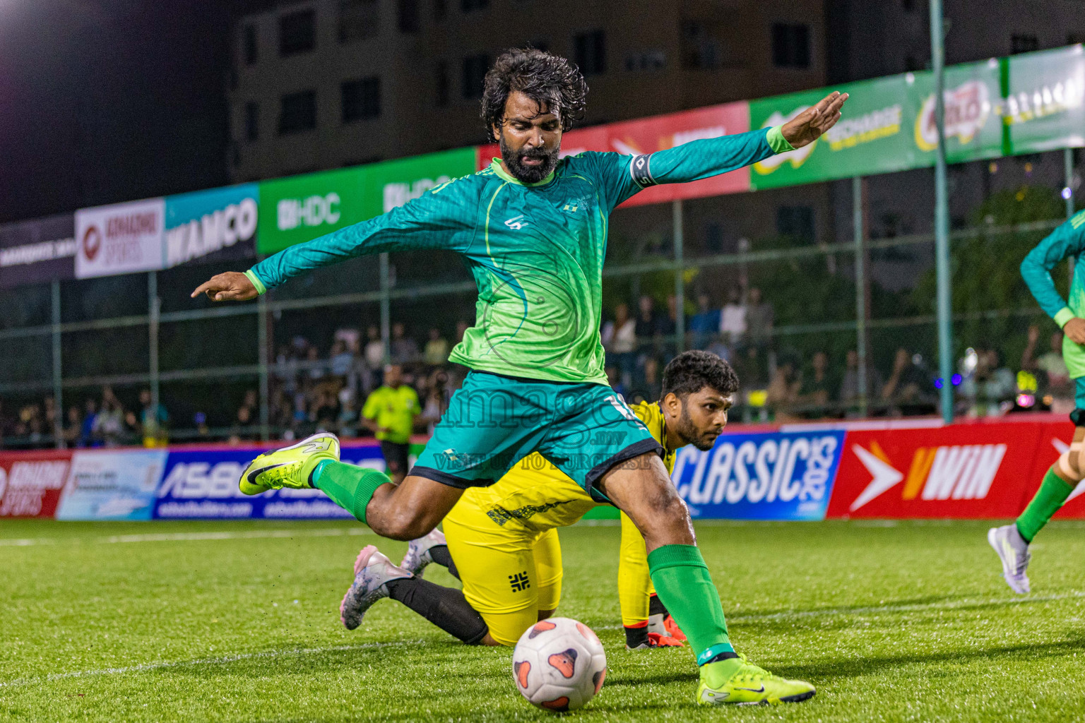 Hulhumale Hospital vs Club BCC in Club Maldives Cup Claasic 2025 was held in Rehendi Futsal Ground, Hulhumale', Maldives on Sunday, 21st September 2025. Photos: Areef Adam / images.mv