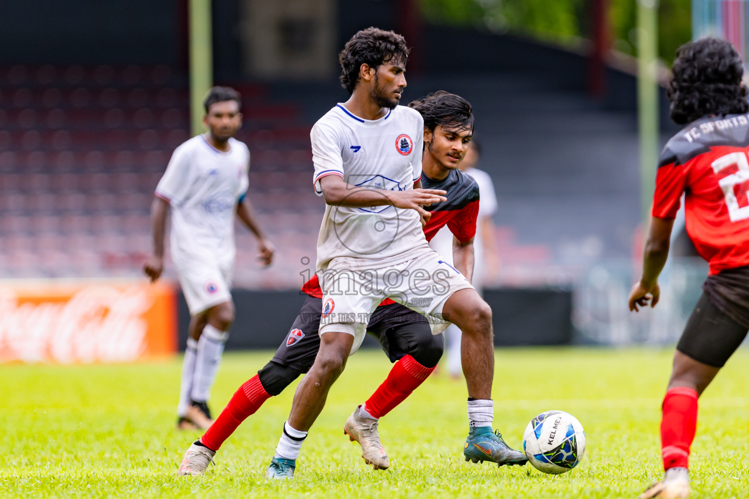 TC Sports Club vs Ode Sports Club in day 1 of Under 19 Youth Championship 2024 was held at National Stadium in Male', Maldives on Sunday, 9th June 2024. Photos: Nausham Waheed / images.mv