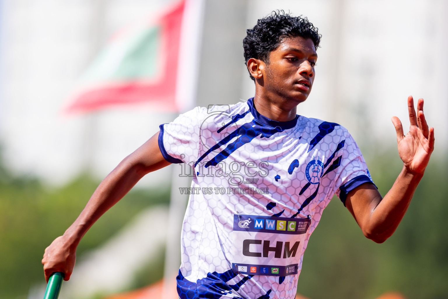 Day 6 of MWSC Interschool Athletics Championships 2024 held in Hulhumale Running Track, Hulhumale, Maldives on Thursday, 14th November 2024. Photos by: Nausham Waheed / Images.mv