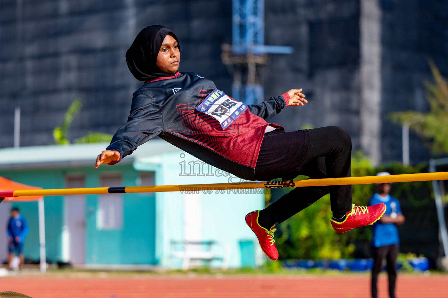 Day 4 of MWSC Interschool Athletics Championships 2024 held in Hulhumale Running Track, Hulhumale, Maldives on Tuesday, 12th November 2024. Photos by: Nausham Waheed / Images.mv