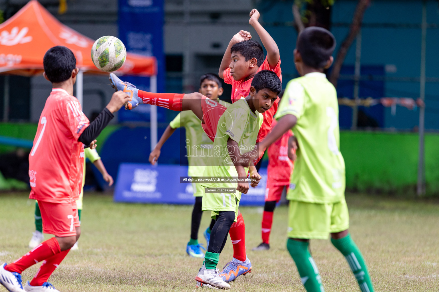 Day 2 of Nestle kids football fiesta, held in Henveyru Football Stadium, Male', Maldives on Thursday, 12th October 2023 Photos: Nausham Waheed/ Shuu Abdul Sattar Images.mv