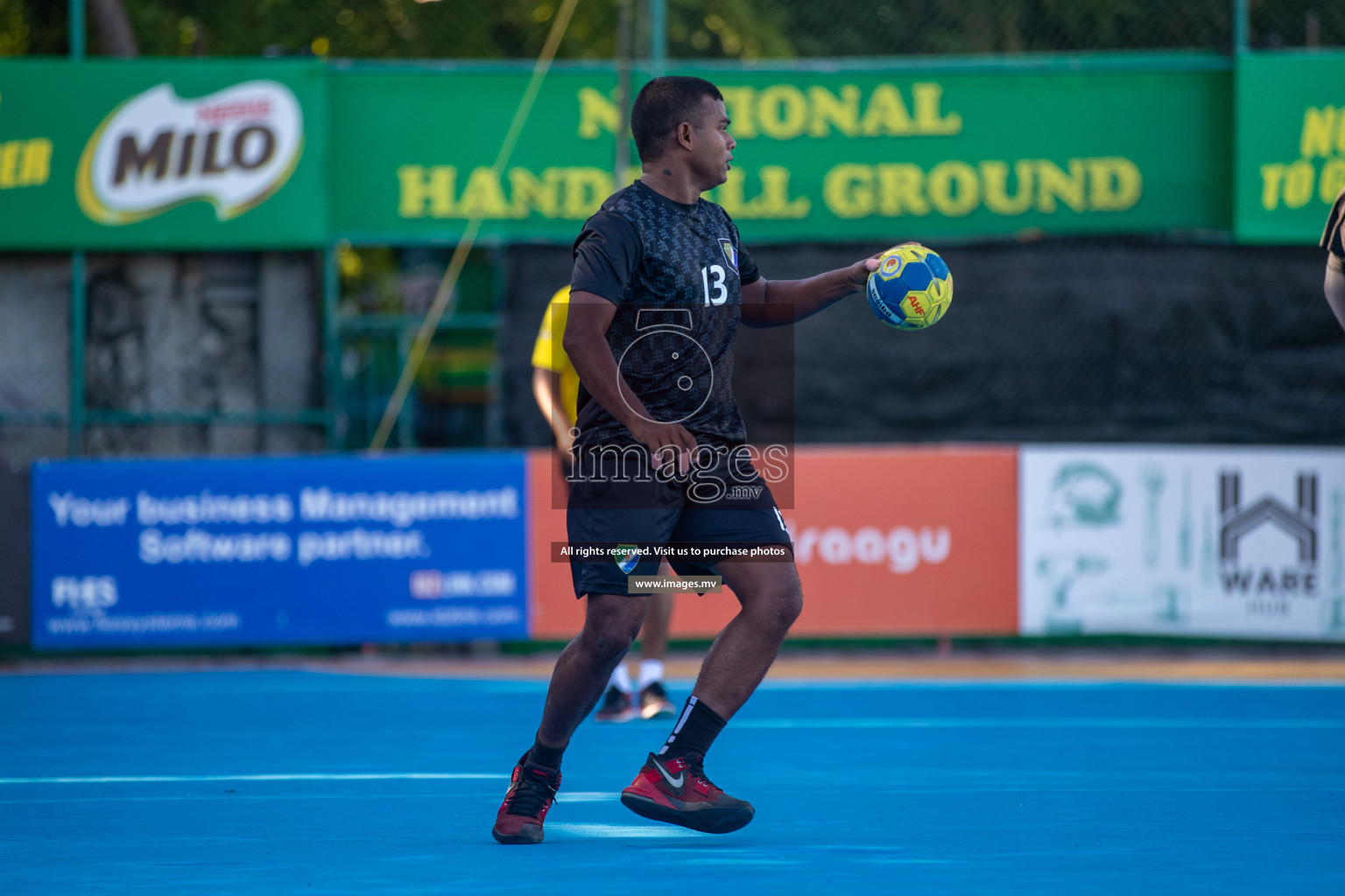 Day 9 of 6th MILO Handball Maldives Championship 2023, held in Handball ground, Male', Maldives on 28th May 2023 Photos: Nausham Waheed/ Images.mv