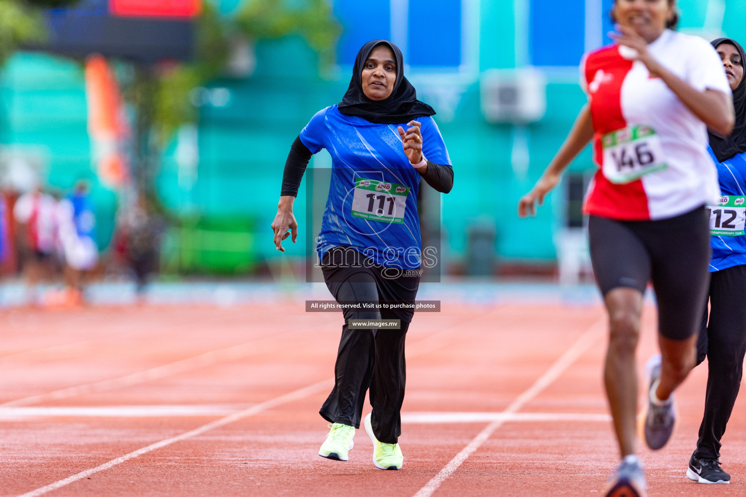 Day 1 of National Athletics Championship 2023 was held in Ekuveni Track at Male', Maldives on Thursday 23rd November 2023. Photos: Nausham Waheed / images.mv