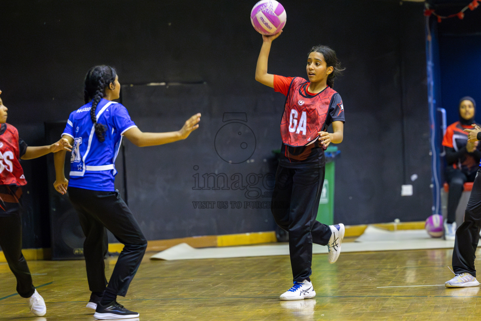 Day 5 of 26th Inter-School Netball Tournament 2025 was held in Social Center Indoor Hall on Wednesday, 22nd October 2025. Photos: Ismail Thoriq / images.mv