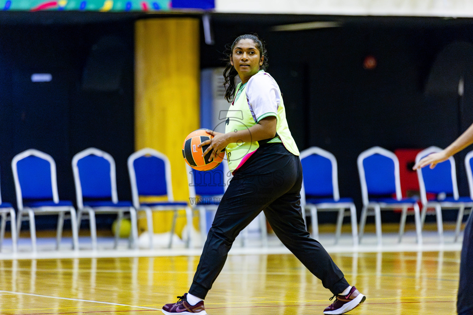 Kulhudhuffushi Youth & Recreation Club vs Club Green StreetDay 2 of 21st National Netball Tournament was held in Social Canter at Male', Maldives on Friday, 18th May 2024. Photos: Nausham Waheed / images.mv