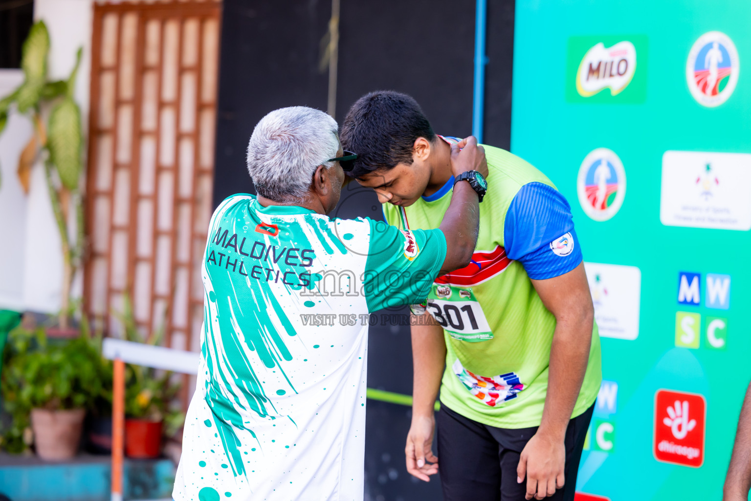 Day 3 of 12th Milo Association Championships was held in Ekuveni Track at Male', Maldives on Saturday, 26th April 2025. Photos: Nausham Waheed  / images.mv