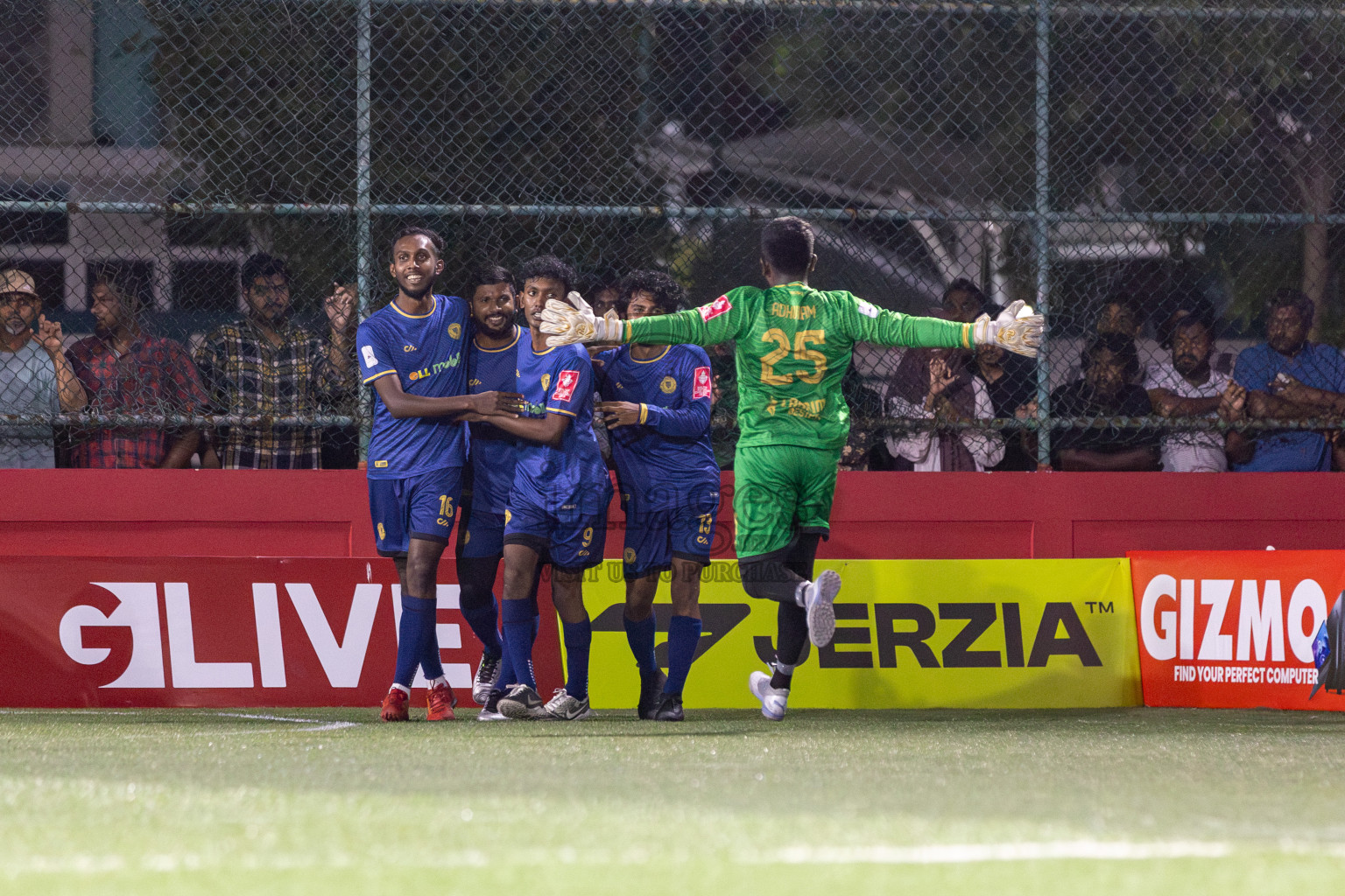 HA Baarah vs HA Maarandhoo in Day 5 of Golden Futsal Challenge 2025 on Thursday, 9th January 2025, in Hulhumale', Maldives 
Photos: Hassan Simah / images.mv