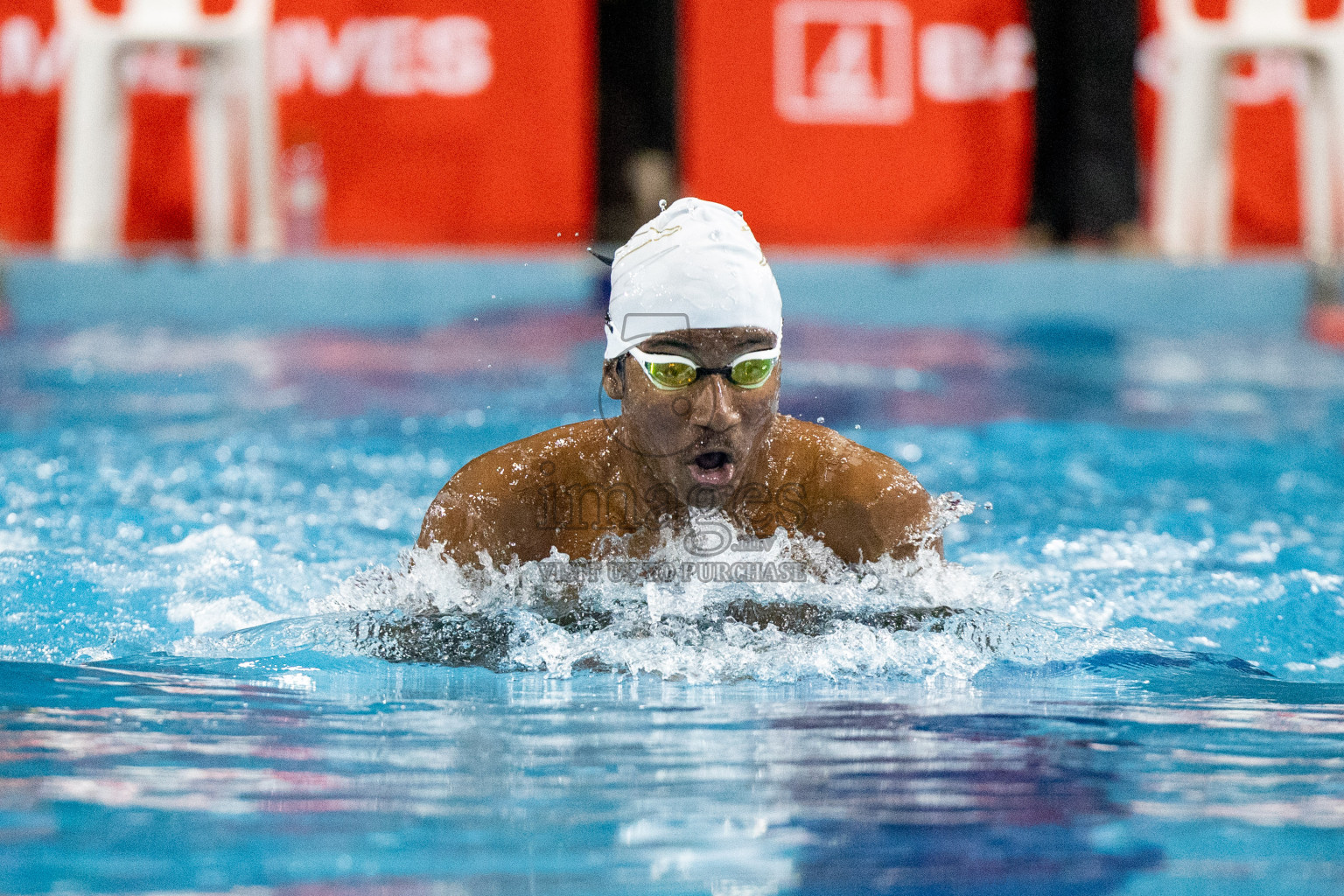 Day 4 of 20th Inter-school Swimming Competition 2024 held in Hulhumale', Maldives on Tuesday, 15th October 2024. Photos: Ismail Thoriq / images.mv