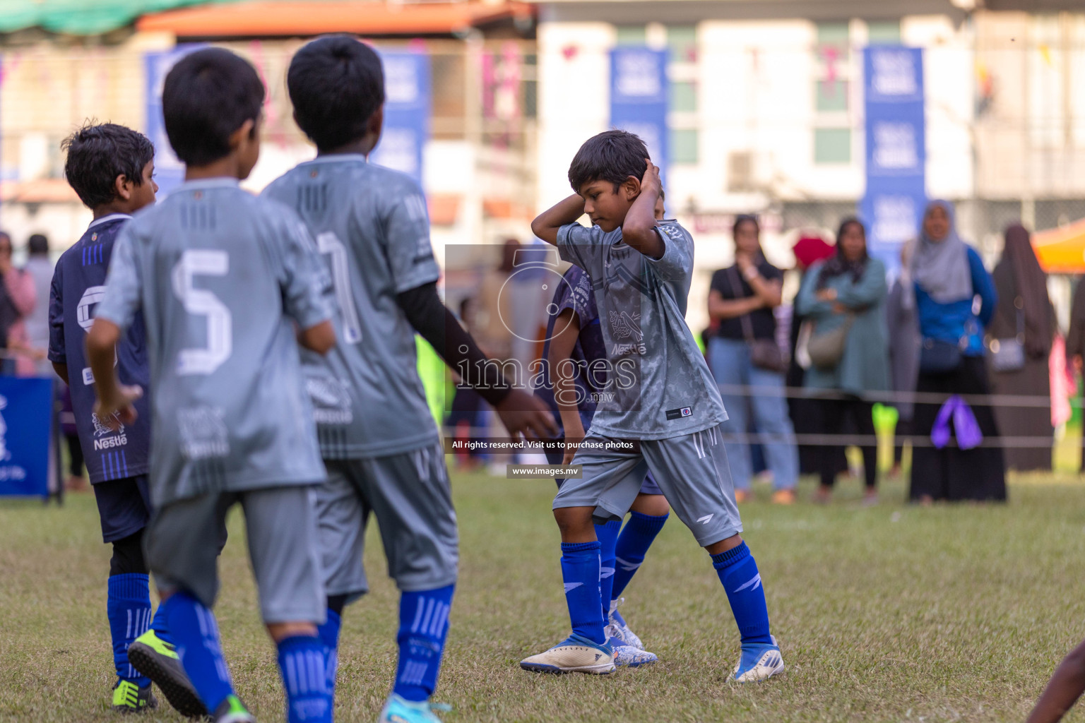 Day 2 of Nestle kids football fiesta, held in Henveyru Football Stadium, Male', Maldives on Thursday, 12th October 2023 Photos: Ismail Thoriq / Images.mv