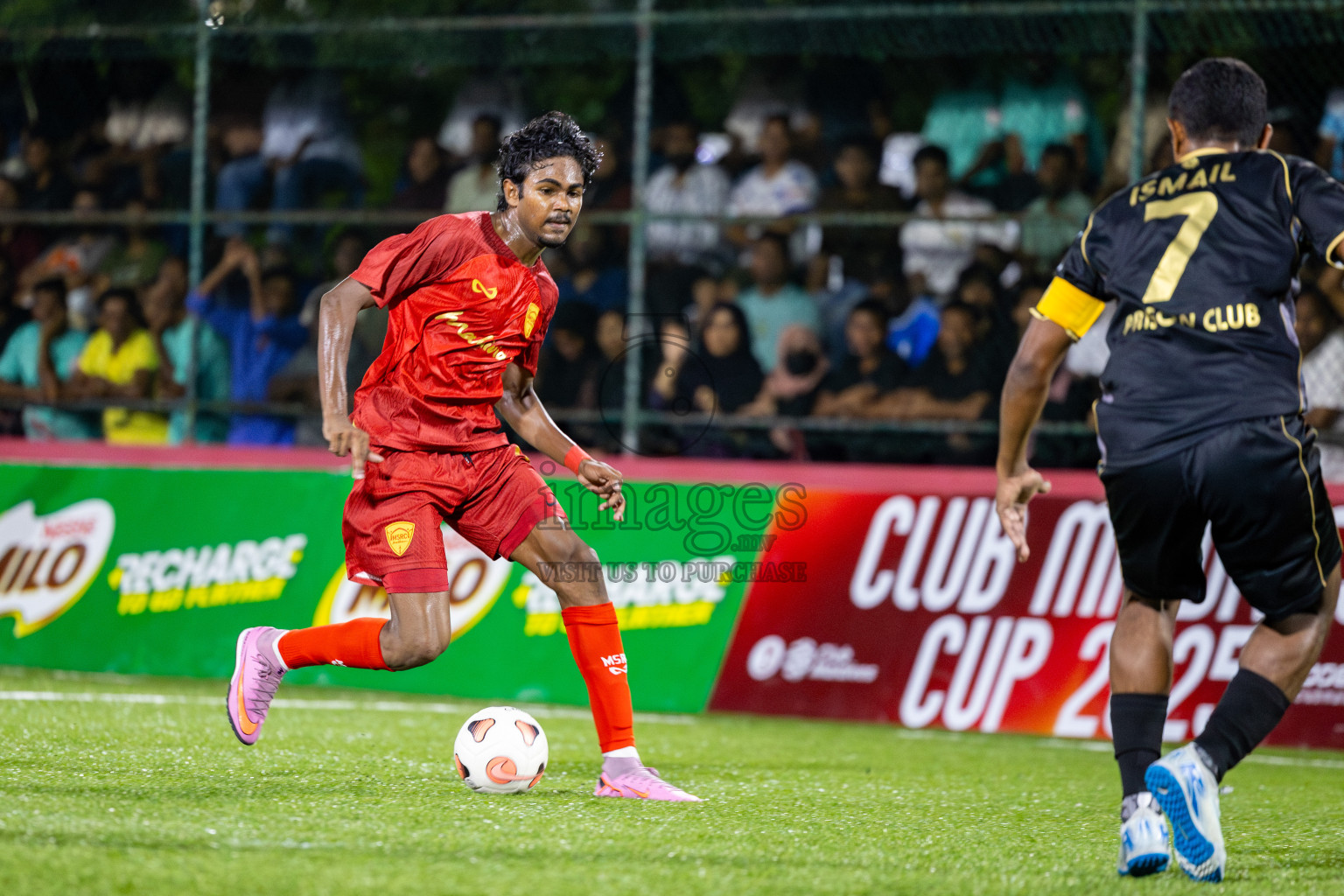 Maldivian (MSRC) vs Prison Club in Day 5 of Club Maldives Cup 2025 was held in Rehendhi Futsal Ground, Hulhumale', Maldives on Friday, 3rd October 2025.
Photos: Ismail Thoriq / images.mv