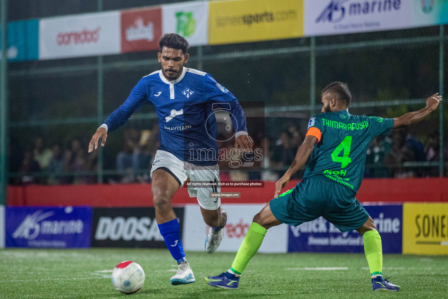 Th. Thimarafushi vs Th. Kinbidhoo in Day 12 of Golden Futsal Challenge 2023 on 16 February 2023 in Hulhumale, Male, Maldives