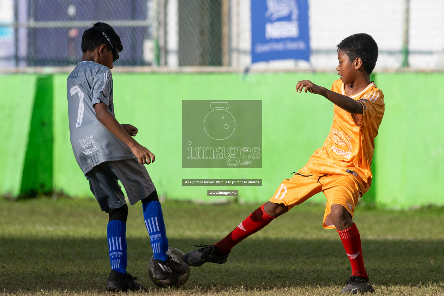 Day 4 of Nestle Kids Football Fiesta, held in Henveyru Football Stadium, Male', Maldives on Saturday, 14th October 2023
Photos: Mohamed Mahfooz Moosa, Hassan Simah / images.mv