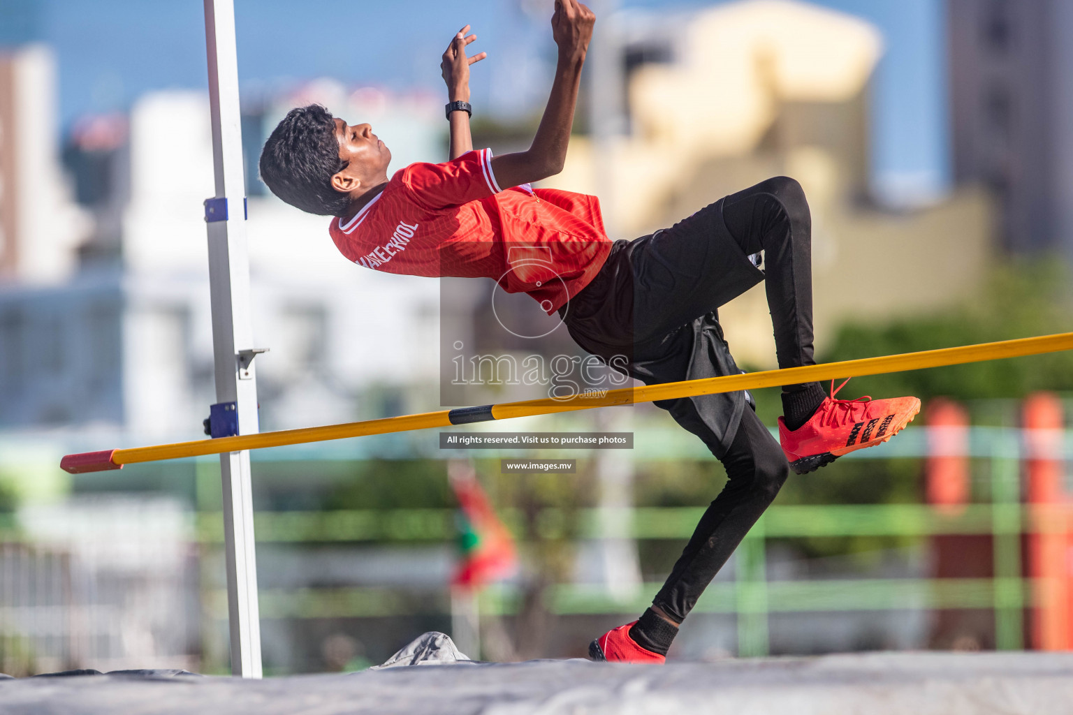 Day 1 of Inter-School Athletics Championship held in Male', Maldives on 22nd May 2022. Photos by: Nausham Waheed / images.mv