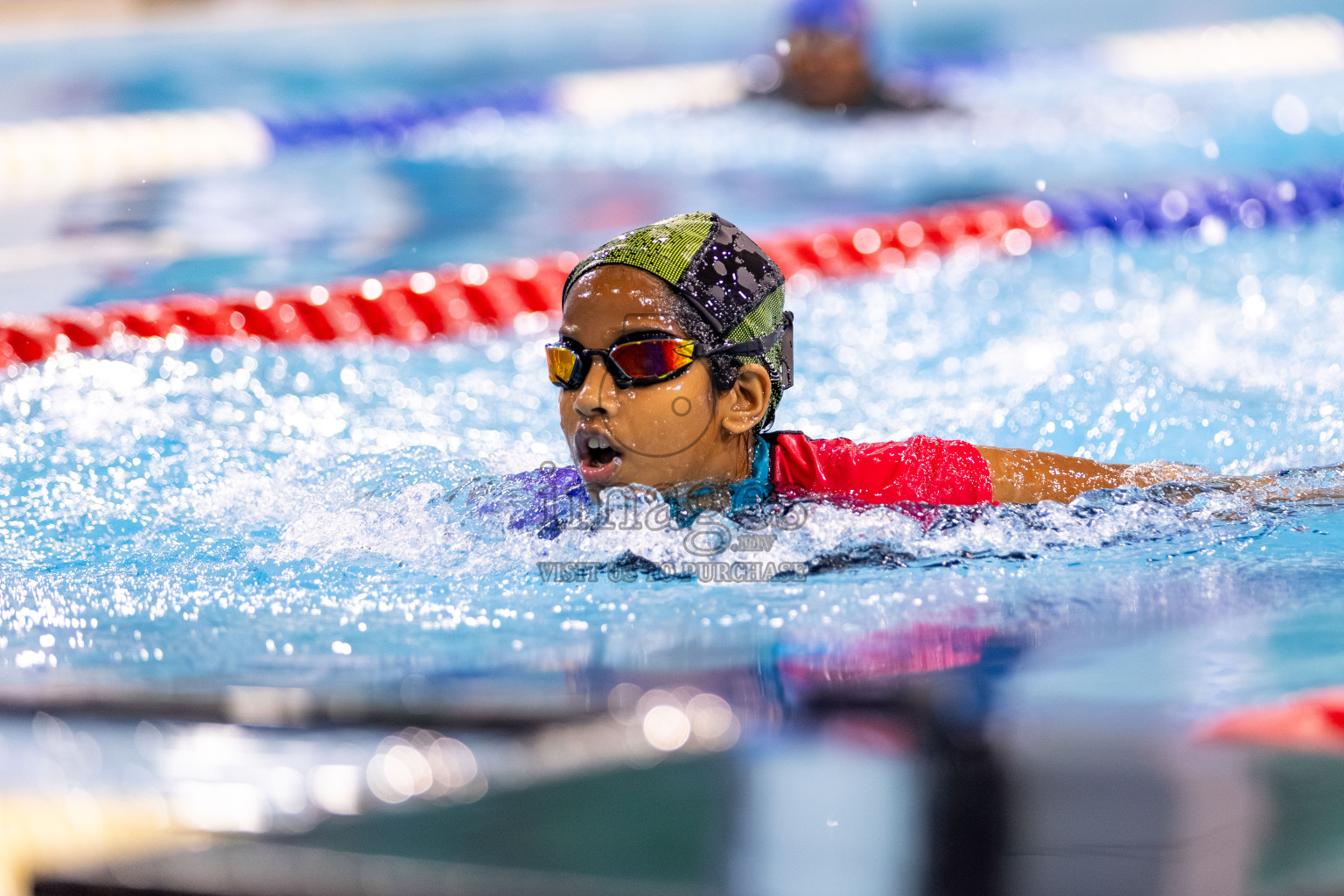 Day 3 of BML 6th National Kids Swimming Kids Festival 2025 held in Hulhumale', Maldives on Wednesday, 5th November 2024. 
Photos: Hassan Simah / images.mv