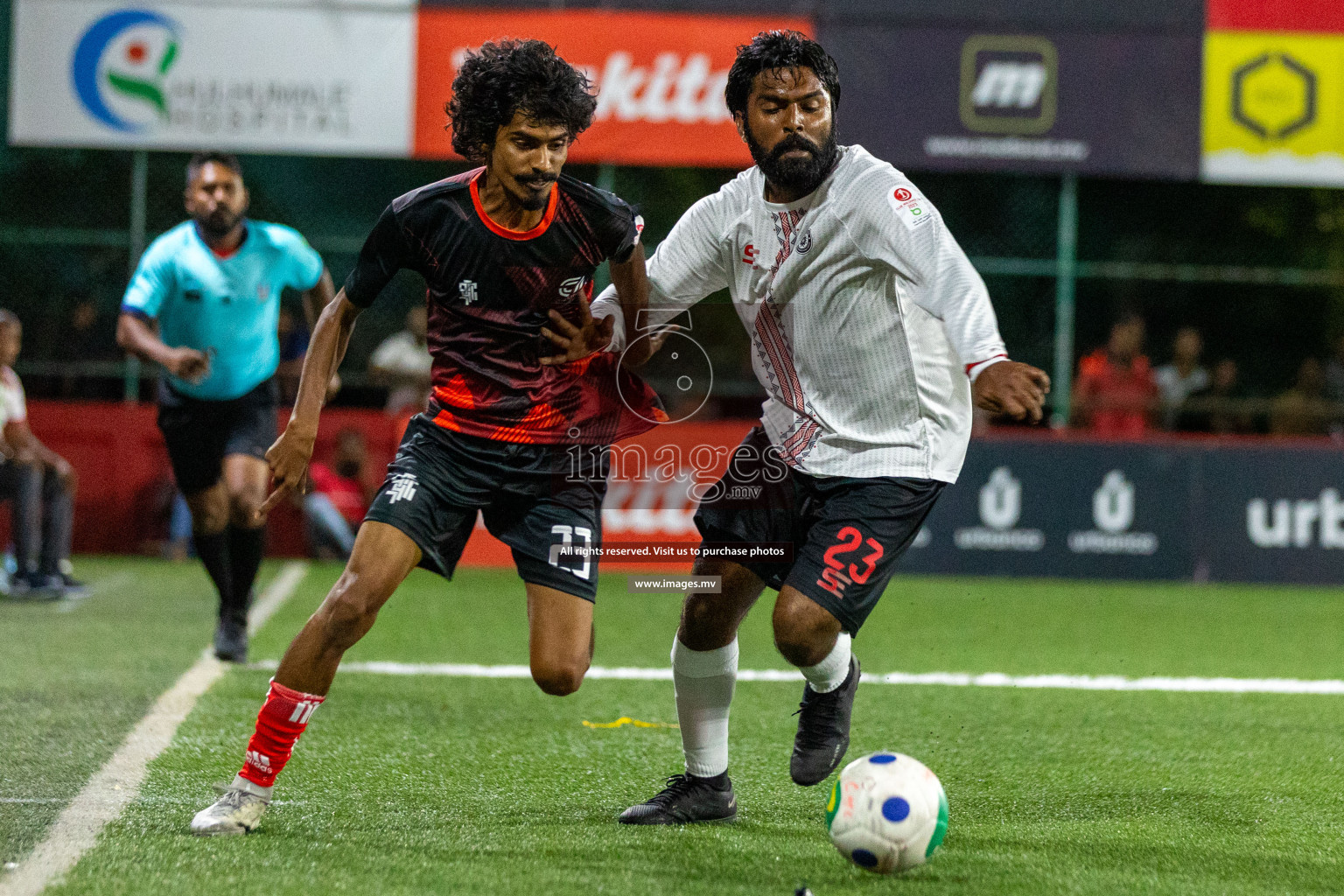 Aasandha vs Prisons RC in Club Maldives Cup 2023 held in Hulhumale, Maldives, on Monday, 17th July 2023 Photos: Nausham Waheed / images.mv