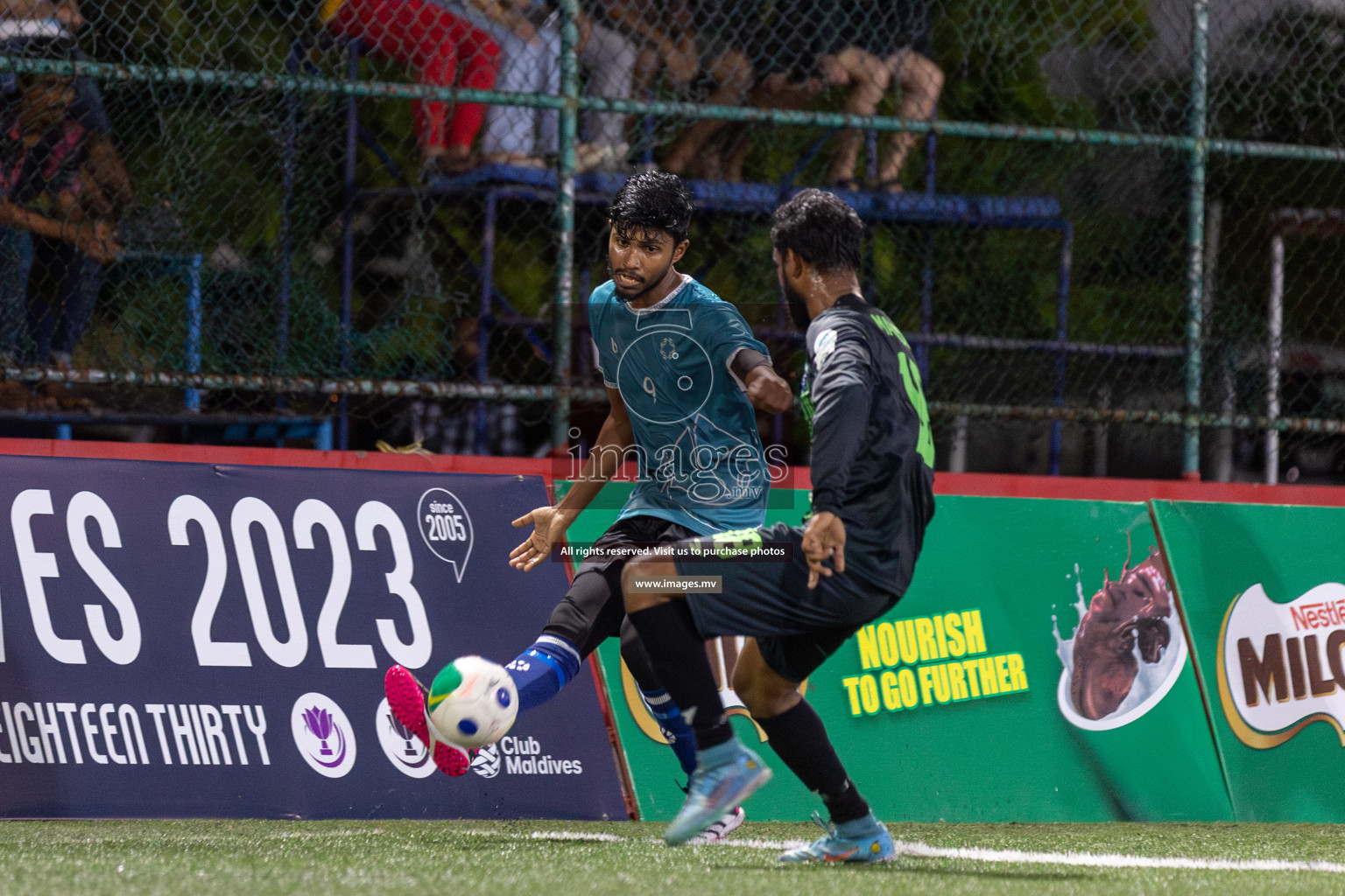 Mira SC vs Umraani Club in Club Maldives Cup Classic 2023 held in Hulhumale, Maldives, on Thursday, 20th July 2023 Photos: Mohamed Mahfooz Moosa / images.mv