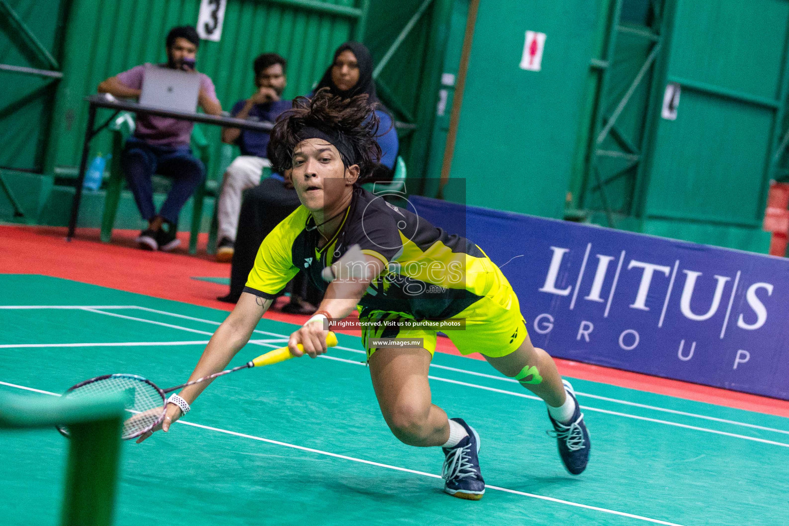 Finals of Li-Ning Maldives International Challenge 2023, was is held in Ekuveni Indoor Court, Male', Maldives on Saturday, 10th June 2023. Photos: Ismail Thoriq / images.mv