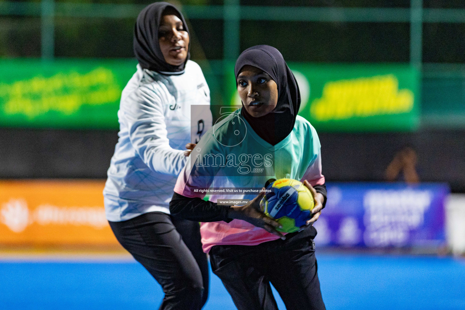 Day 4 of 7th Inter-Office/Company Handball Tournament 2023, held in Handball ground, Male', Maldives on Monday, 18th September 2023 Photos: Nausham Waheed/ Images.mv