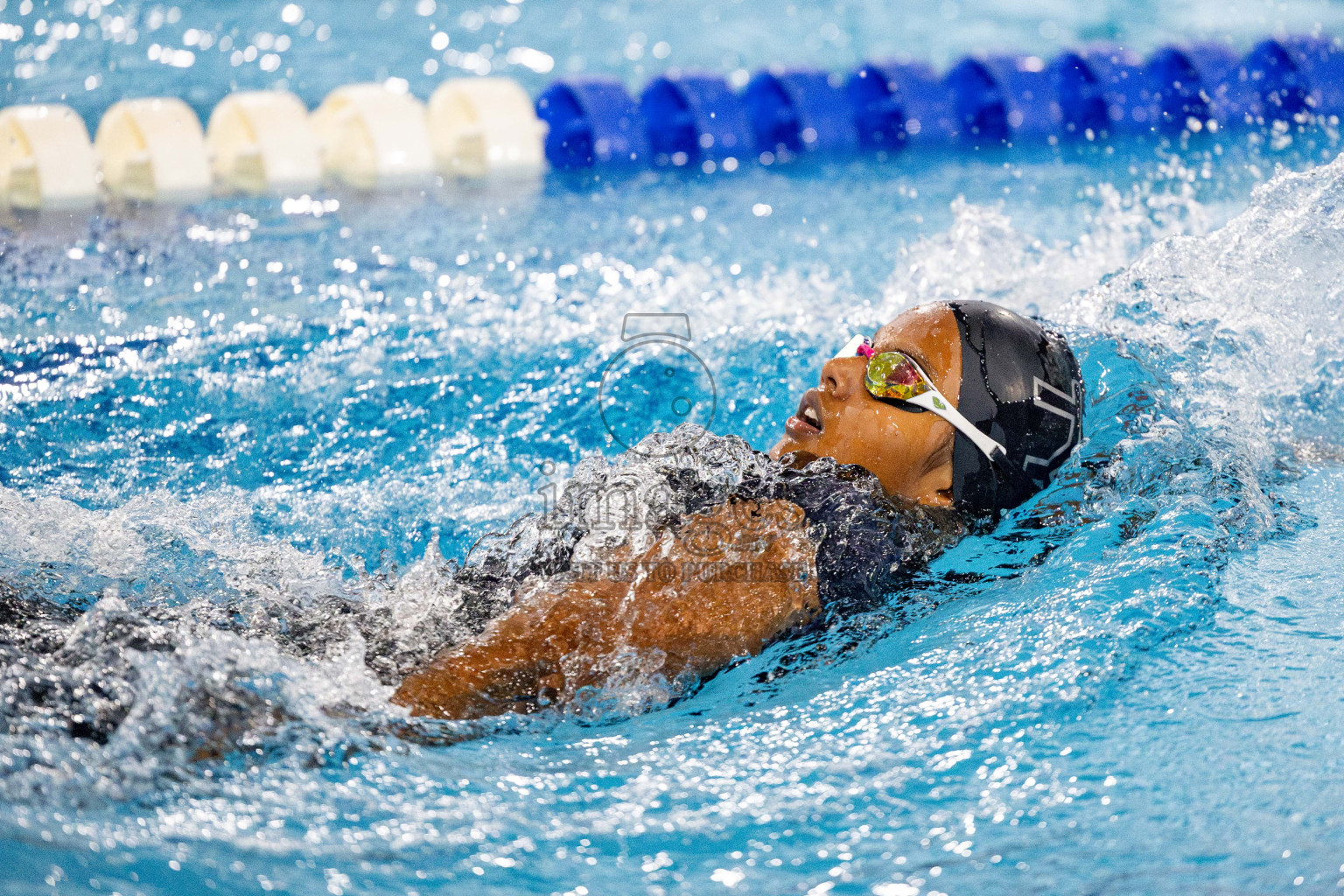 Day 4 of National Swimming Competition 2024 held in Hulhumale', Maldives on Monday, 16th December 2024. 
Photos: Hassan Simah / images.mv