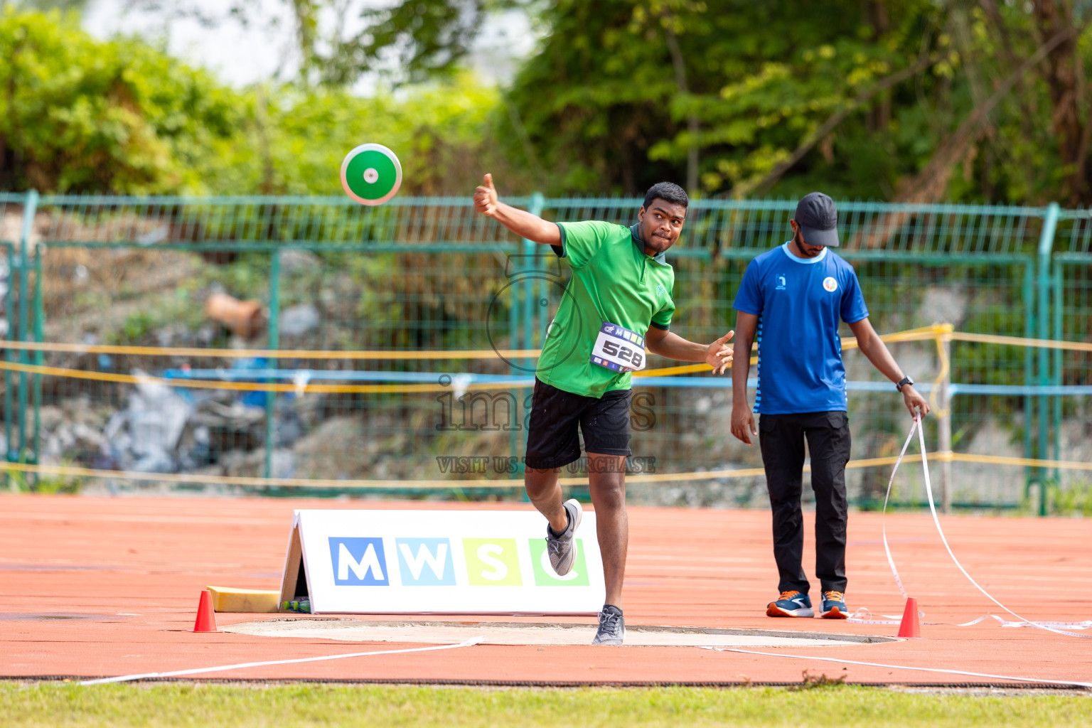 Day 2 of MWSC Interschool Athletics Championships 2024 held in Hulhumale Running Track, Hulhumale, Maldives on Sunday, 10th November 2024.
Photos by: Ismail Thoriq / Images.mv