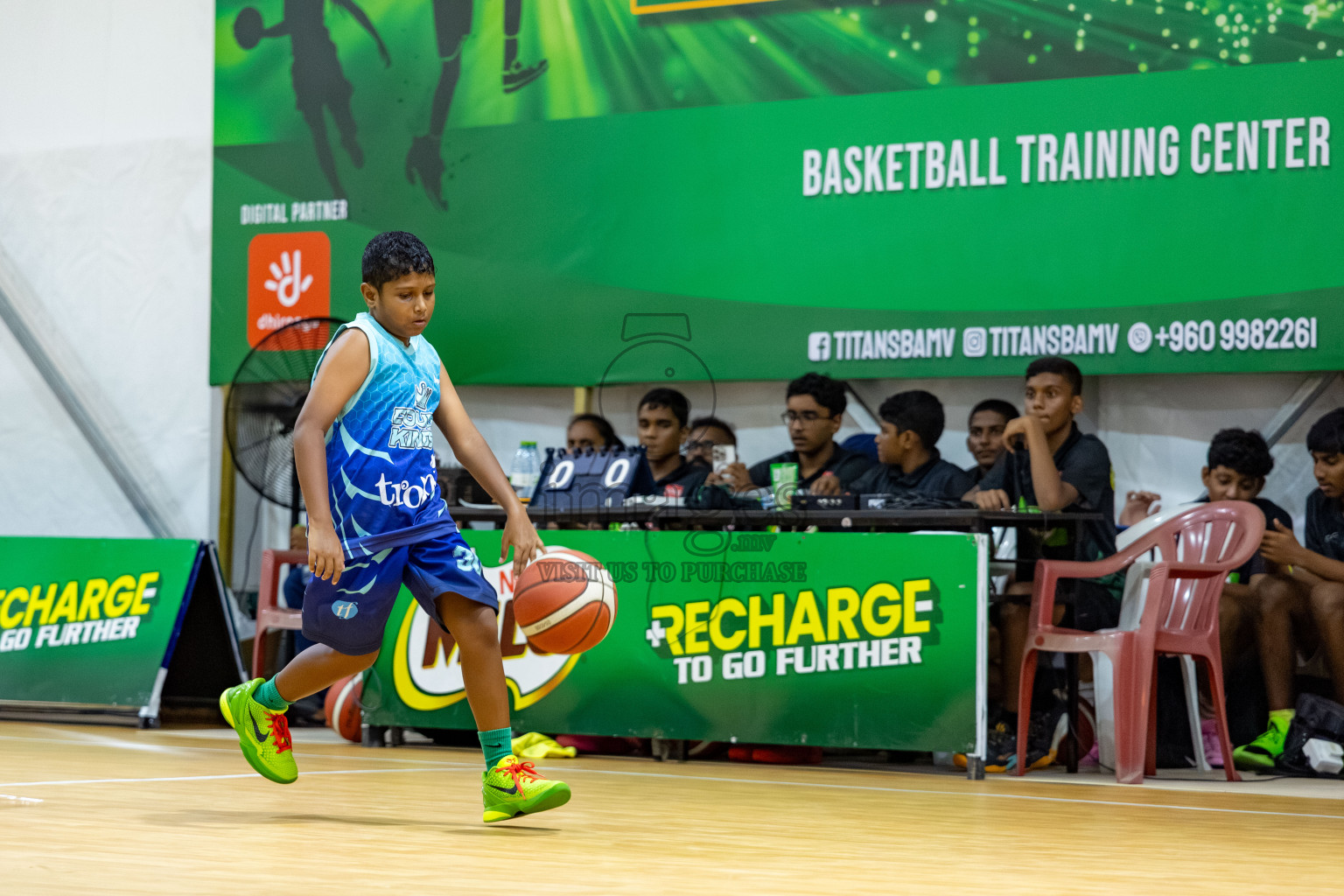 Milo 5 x 5 Junior Challenge 2025 - Basketball tournament held in Basketball Training Center, Male', Maldives on Thursday, 09th October 2025. 
Photo by: Hassan Simah / Images.mv