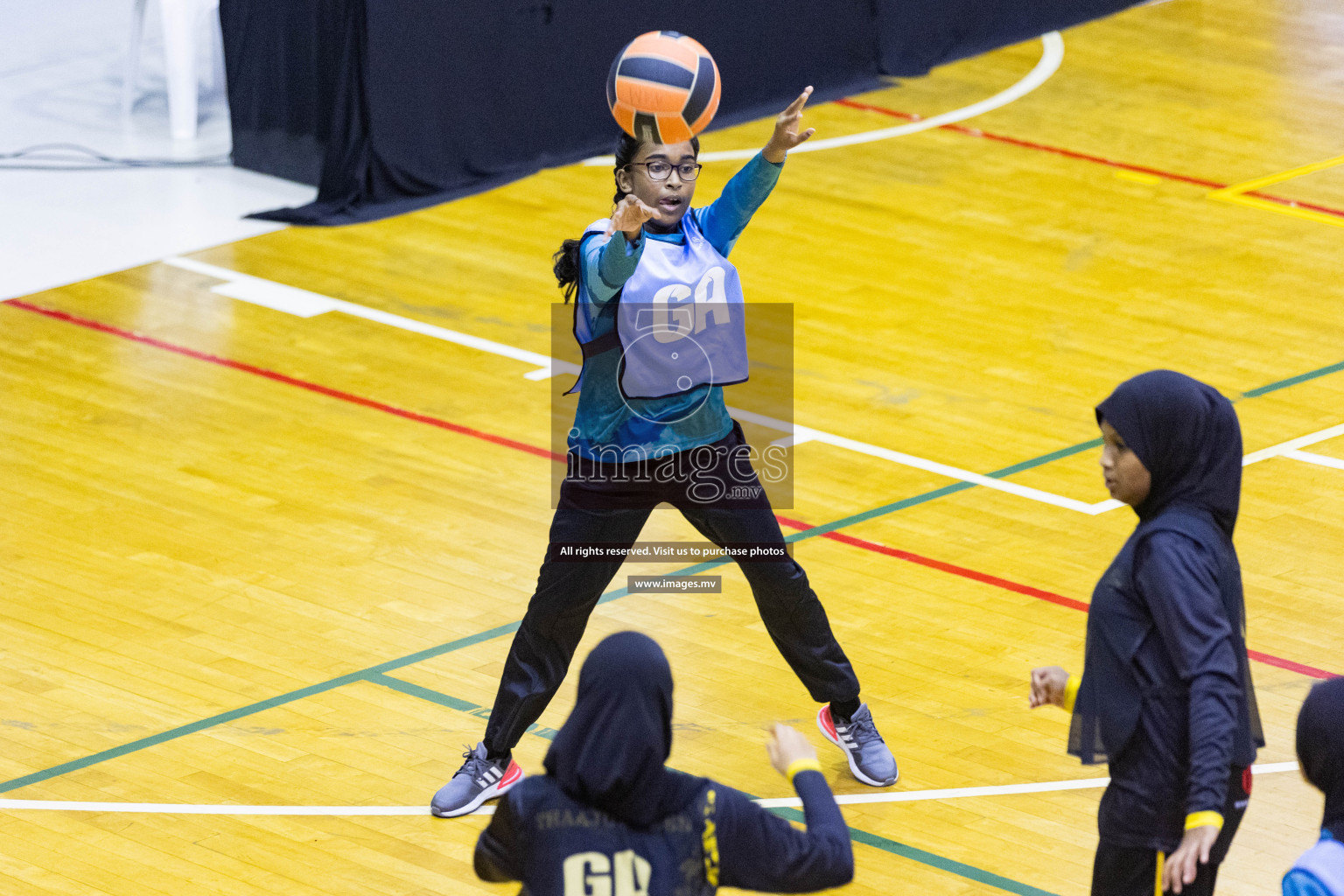 Day 10 of 24th Interschool Netball Tournament 2023 was held in Social Center, Male', Maldives on 5th November 2023. Photos: Nausham Waheed / images.mv