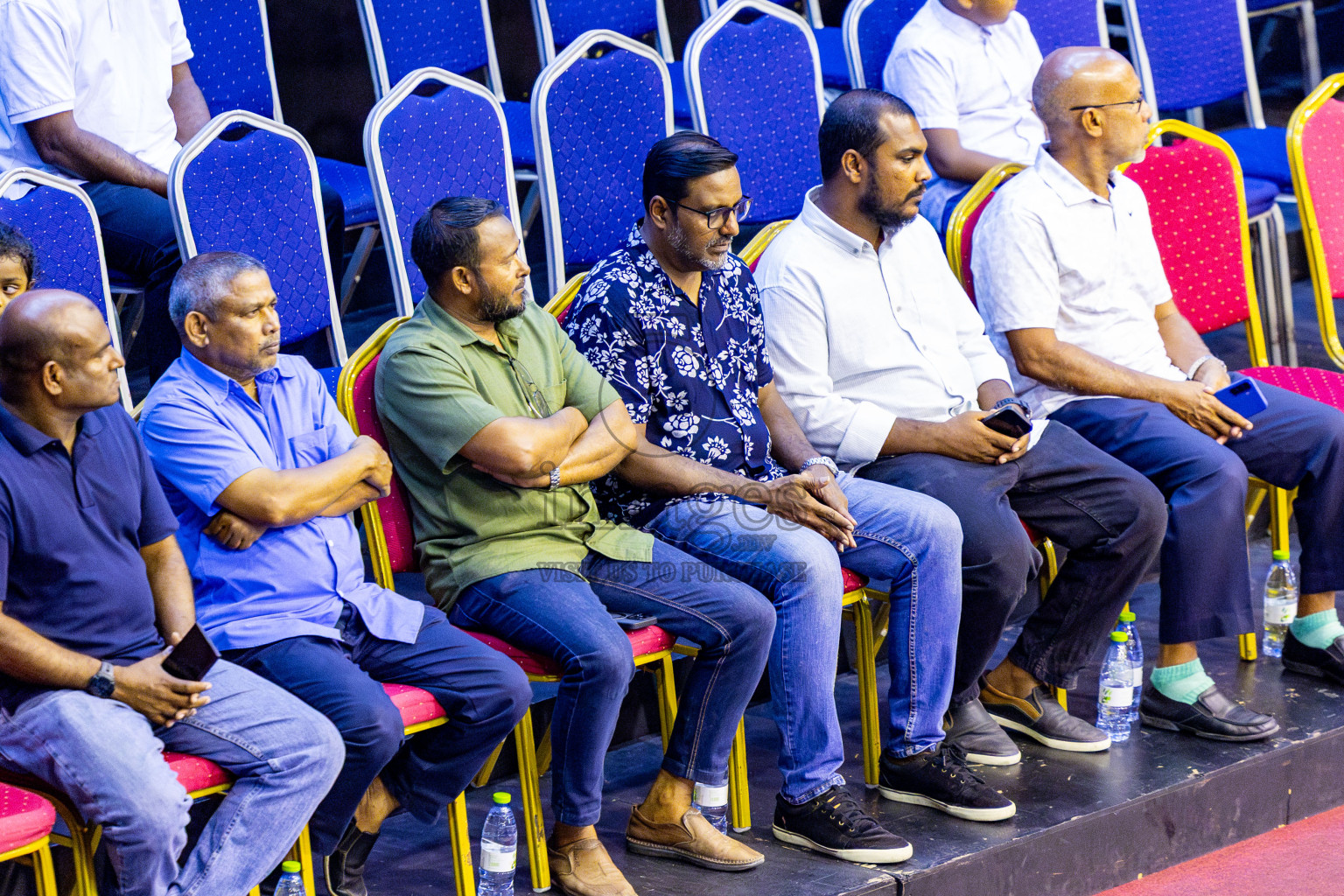Dhivehi Sifainge Club vs Huraa Community Club in Semi Finals of MILO VAM Cup 2025 held in Male', Maldives on Tuesday, 1st July 2025 at Social Center Indoor Hall Photos By: Nausham Waheed / images.mv