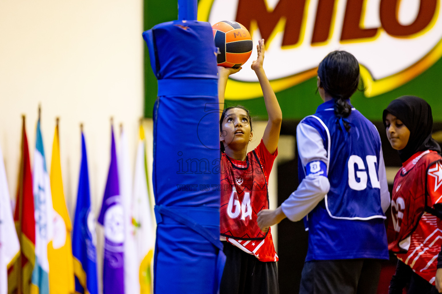 Day 2 of 25th Inter-School Netball Tournament was held in Social Center at Male', Maldives on Saturday, 10th August 2024. Photos: Nausham Waheed / images.mv