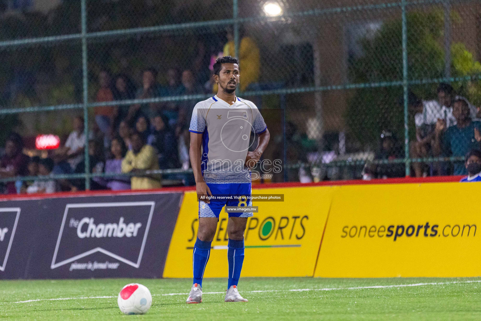 Team Allied vs Muleeaage RC in Club Maldives Cup 2022 was held in Hulhumale', Maldives on Wednesday, 12th October 2022. Photos: Ismail Thoriq/ images.mv