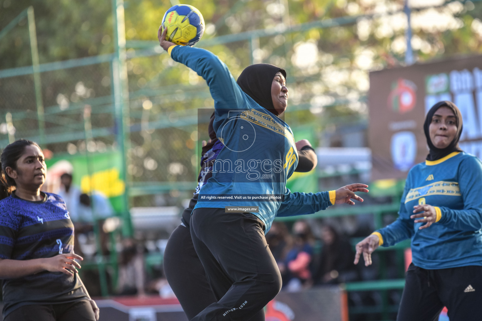 Day 6 of Milo 6th Inter Office Handball Tournament 2022 - Photos by Nausham Waheed