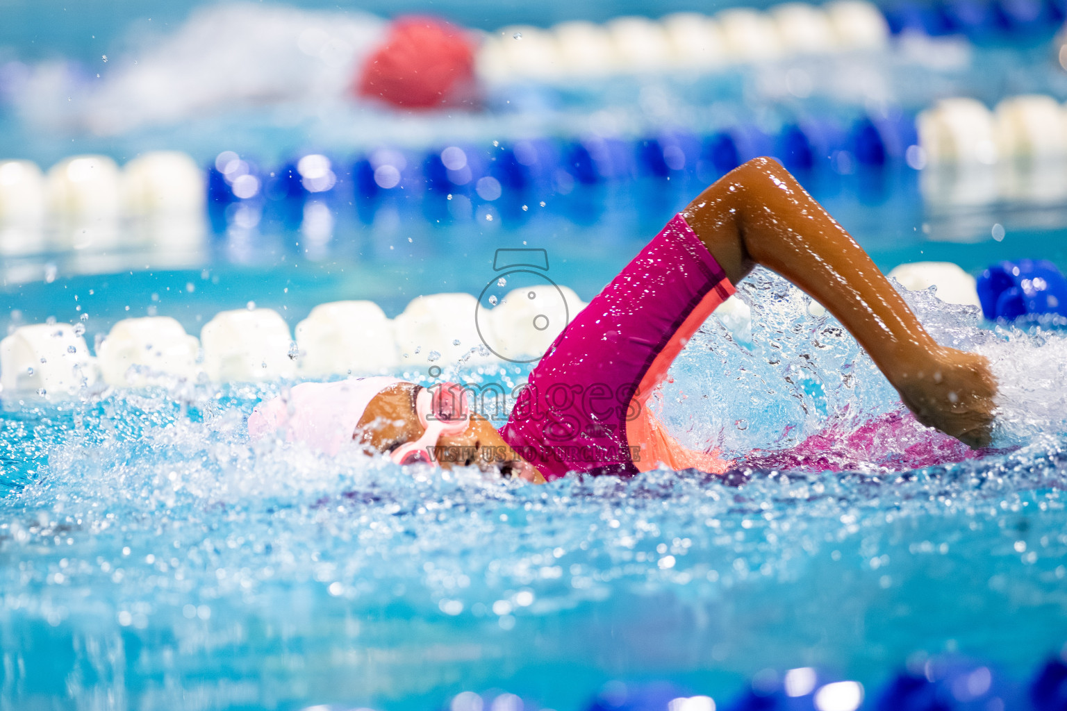 Day 3 of BML 6th National Kids Swimming Kids Festival 2025 held in Hulhumale', Maldives on Wednesday, 5th November 2024. 

Photos: Hassan Simah / images.mv