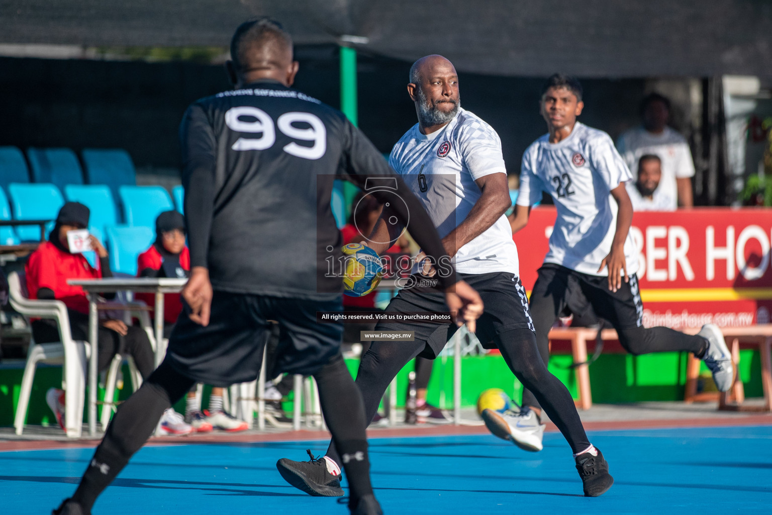 Day 9 of 6th MILO Handball Maldives Championship 2023, held in Handball ground, Male', Maldives on 28th May 2023 Photos: Nausham Waheed/ Images.mv