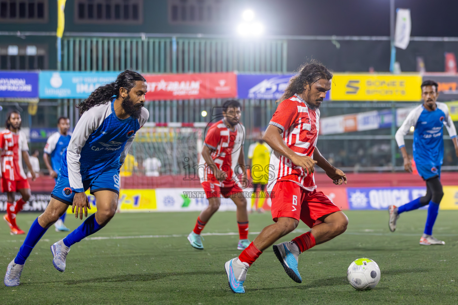 M Mulak vs M Naalaafshi on Day 34 of Golden Futsal Challenge 2024 was held on Monday, 19th February 2024, in Hulhumale', Maldives
Photos: Ismail Thoriq / images.mv