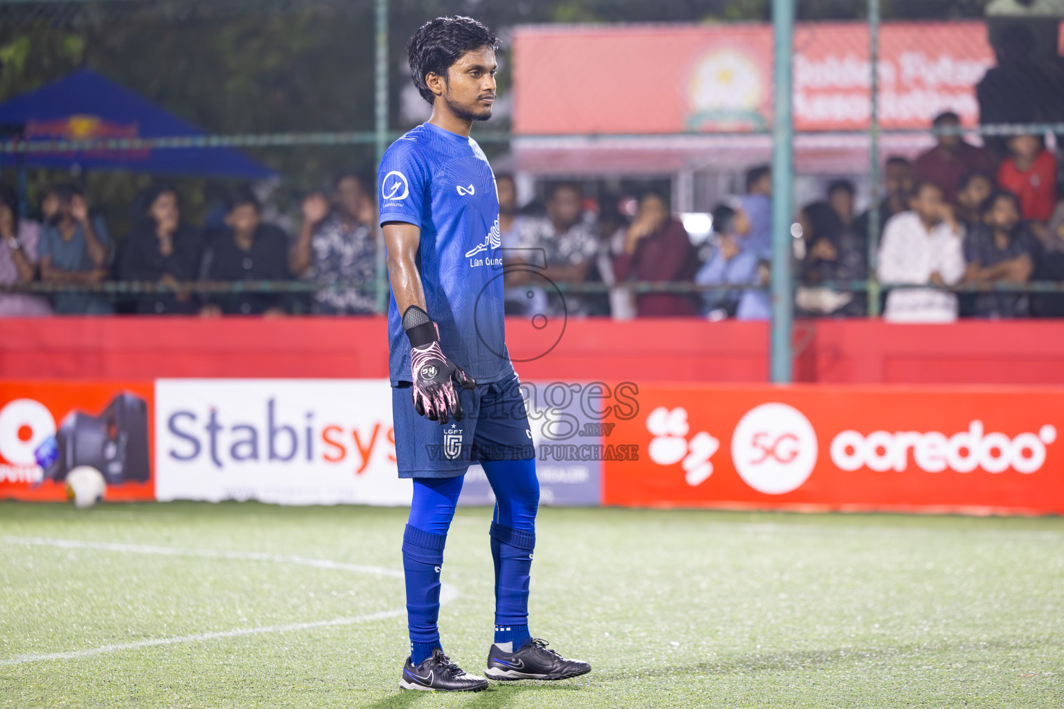 L Gan vs L Maabaidhoo in Day 14 of Golden Futsal Challenge 2025 was held on Saturday, 18th January 2025, in Hulhumale', Maldives. Photos: Ismail Thoriq / images.mv