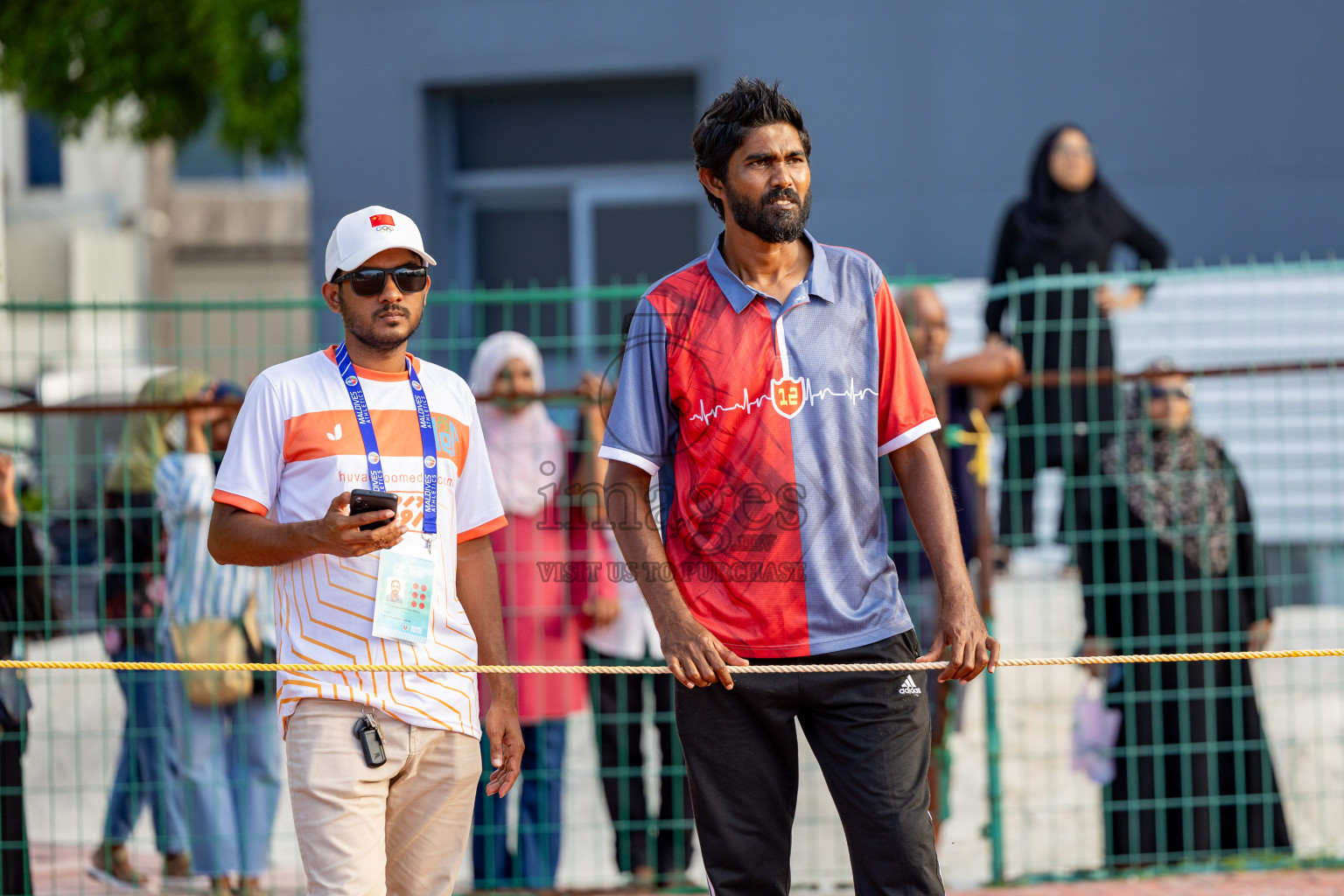 Day 2 of MWSC Interschool Athletics Championships 2024 held in Hulhumale Running Track, Hulhumale, Maldives on Sunday, 10th November 2024. 
Photos by: Hassan Simah / Images.mv