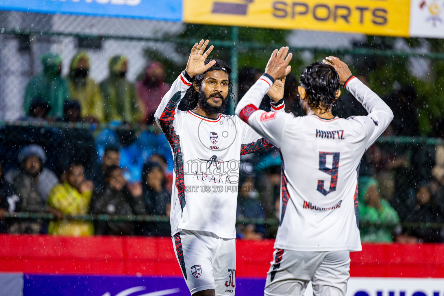 R Inguraidhoo vs R Dhuvaafaru in Day 10 of Golden Futsal Challenge 2025 was held on Tuesday, 14th January 2025, in Hulhumale', Maldives Photos: Nausham Waheed / images.mv