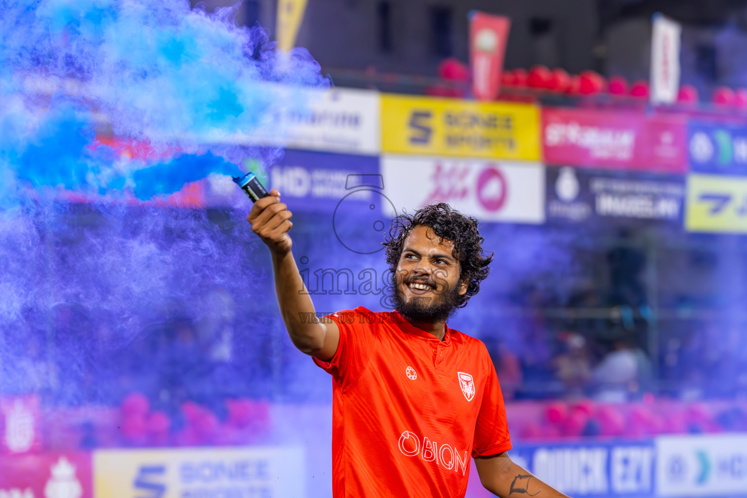 K Gaafaru vs B Eydhafushi in Semi Finals of Golden Futsal Challenge 2024 which was held on Friday, 1st March 2024, in Hulhumale', Maldives.
Photos: Ismail Thoriq / images.mv